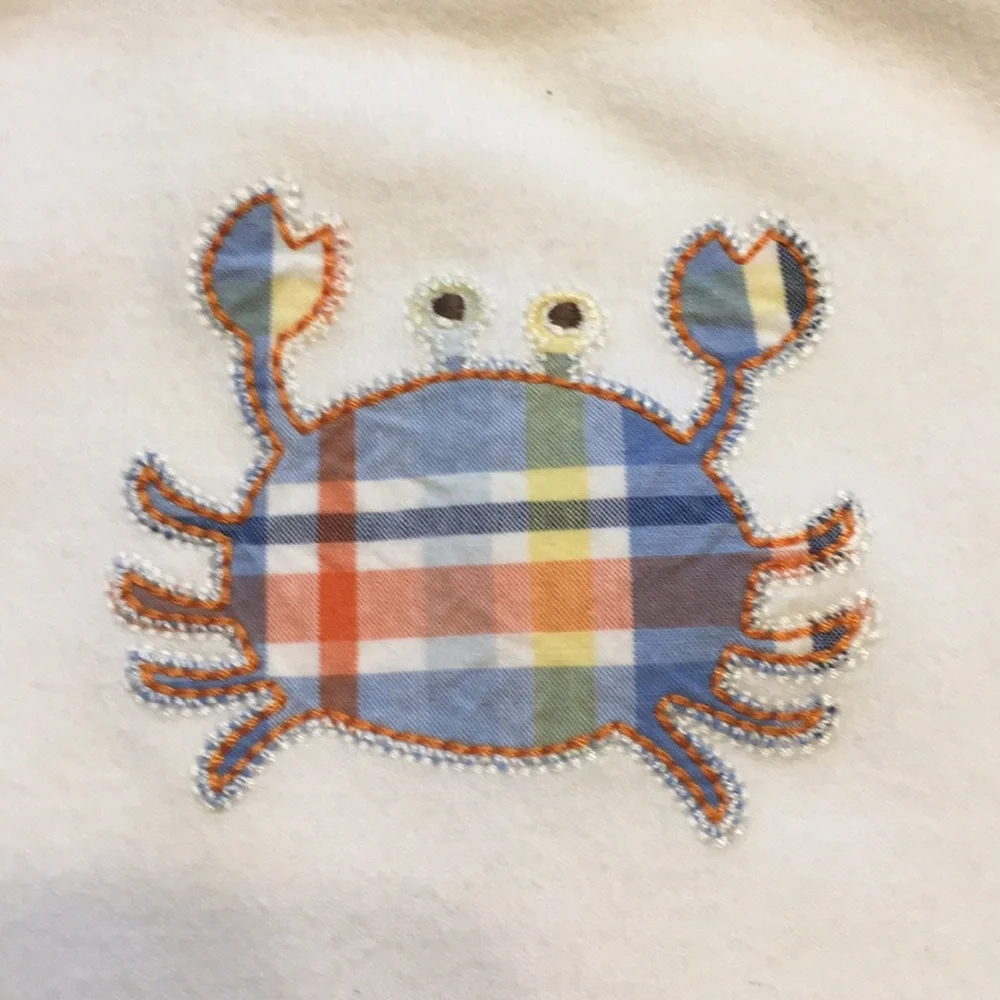 Gymboree appliquéd crab Tee